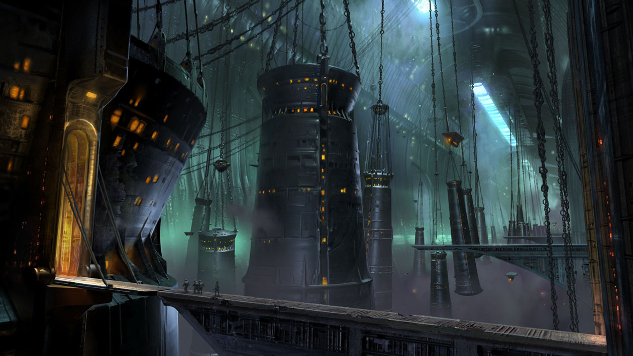 Bridge of Chains Art from Destiny