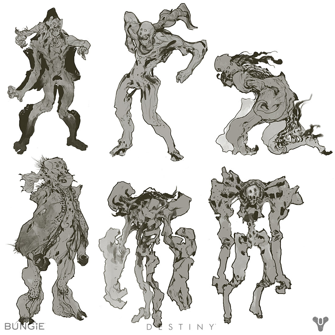 Enemy Concept Art from Destiny