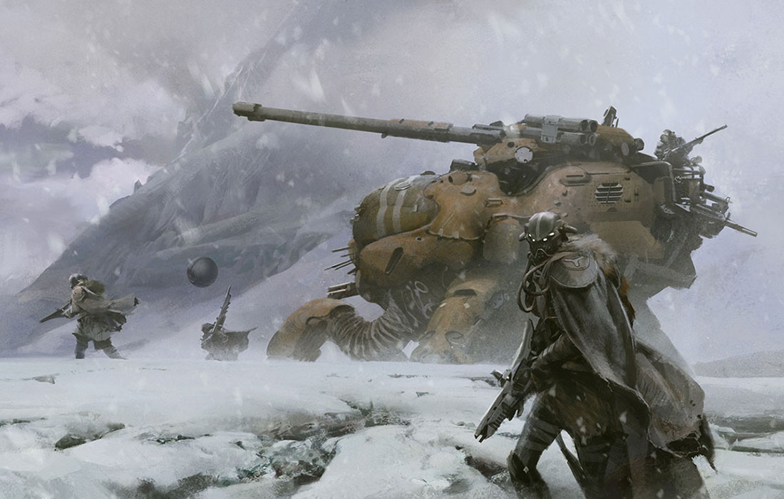 Fallen & Devil Walker Art from Destiny