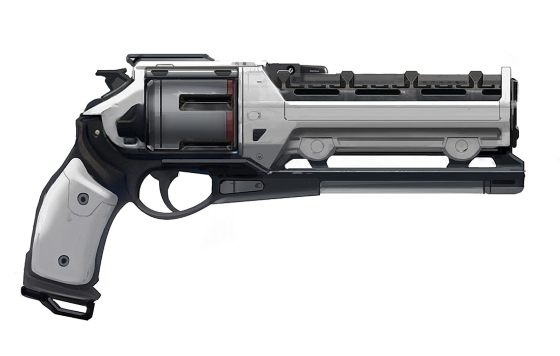Handgun Concept Art from Destiny