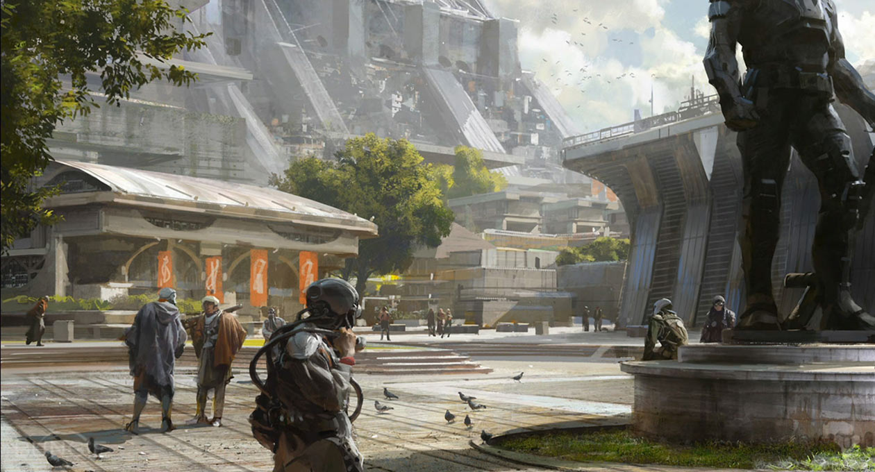 Human City Art from Destiny