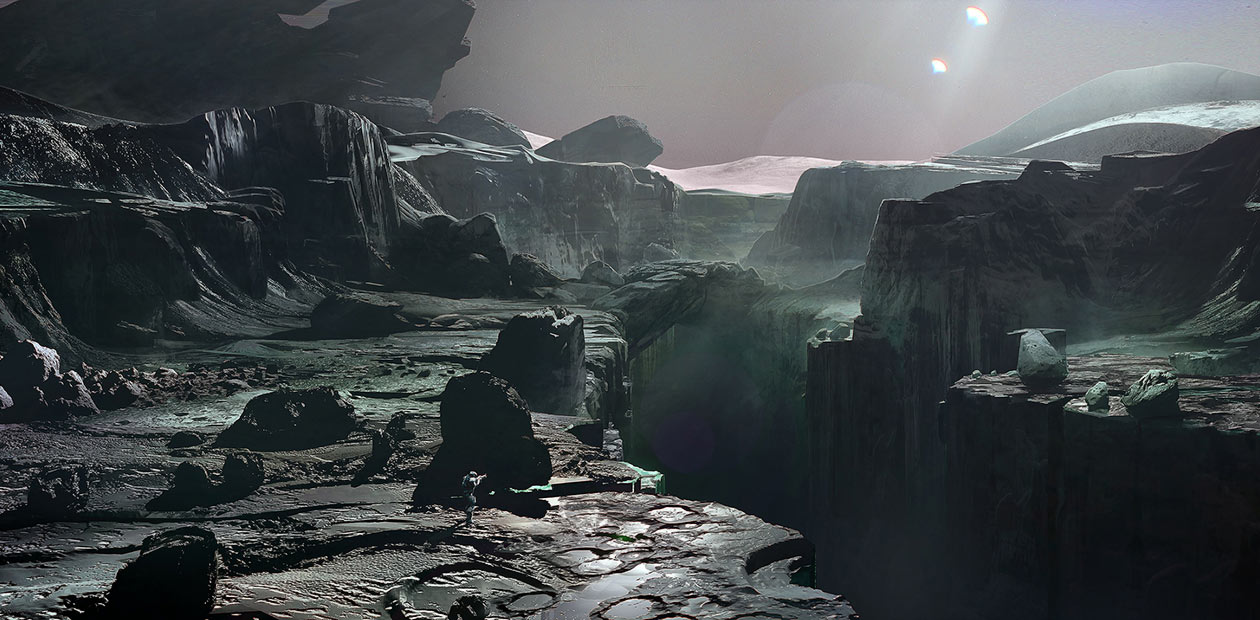 Lunar Surface Art from Destiny