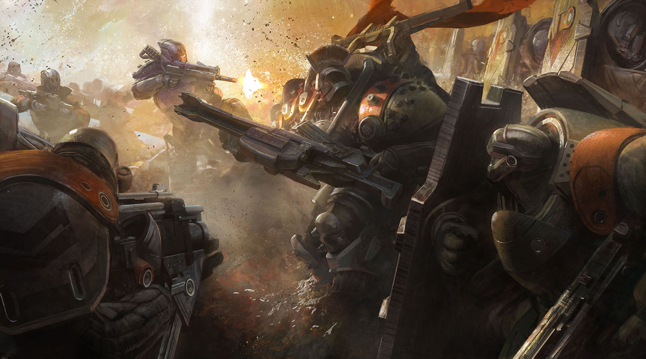 Mars Battle Cabal Art from Destiny