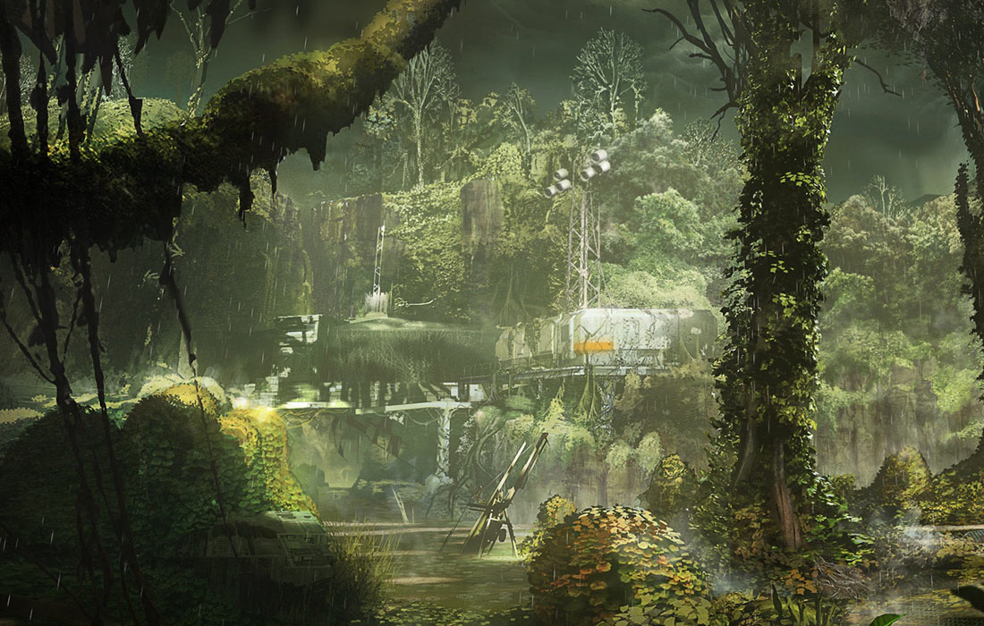 Overgrown Ruins Art from Destiny