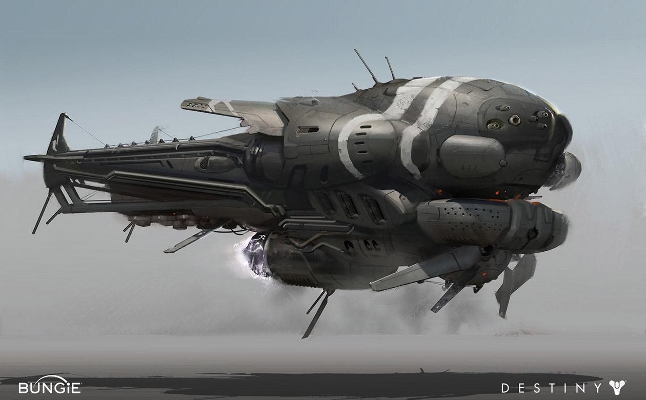 Ship Concept Art from Destiny