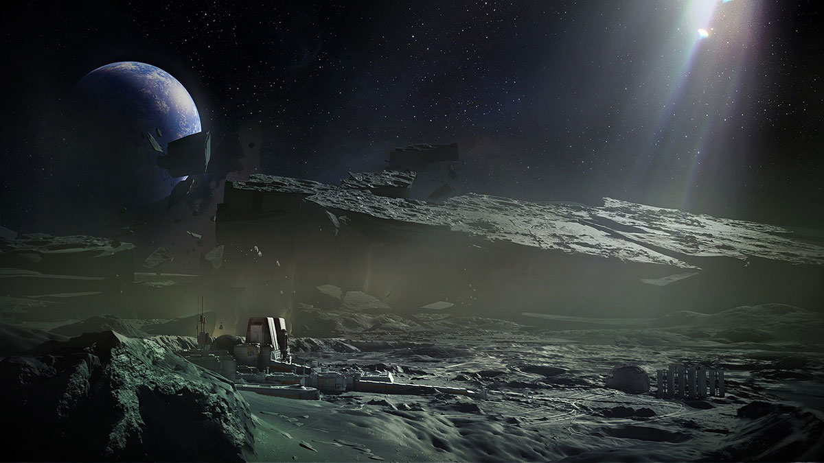 Space Landscape Art from Destiny