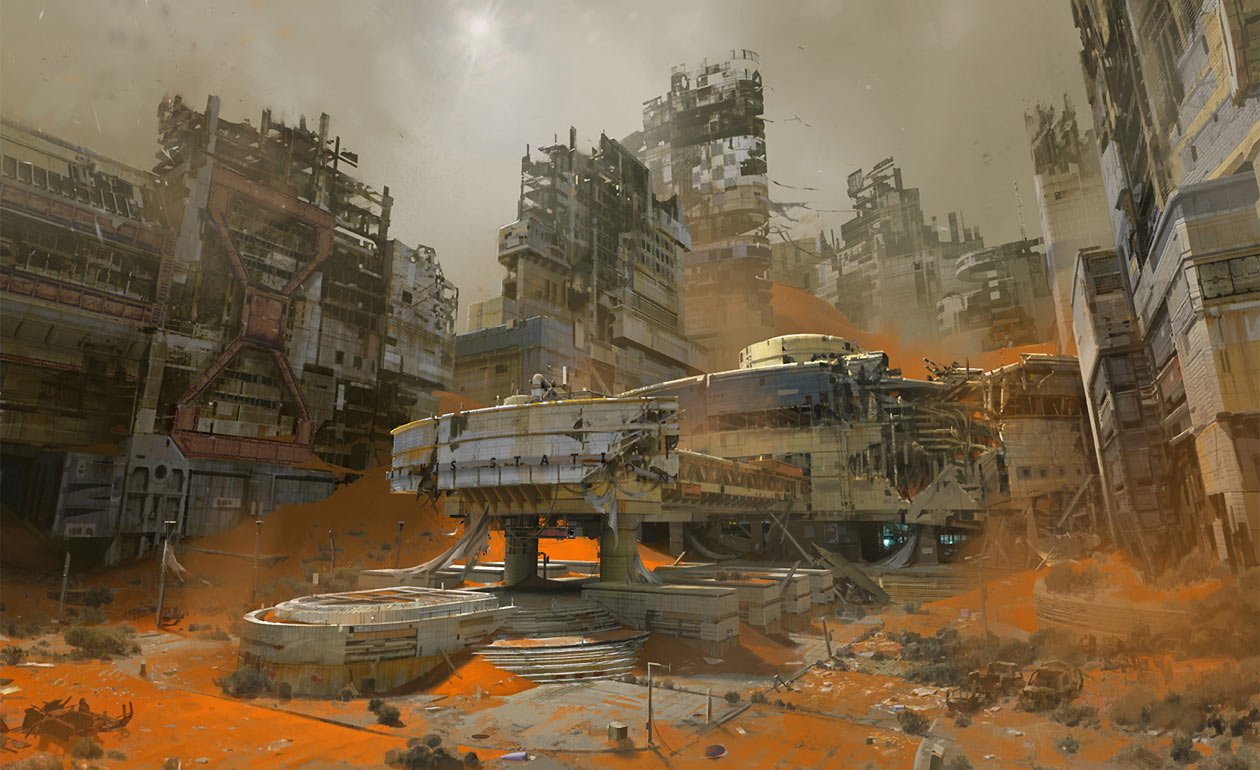 The Buried City Art from Destiny
