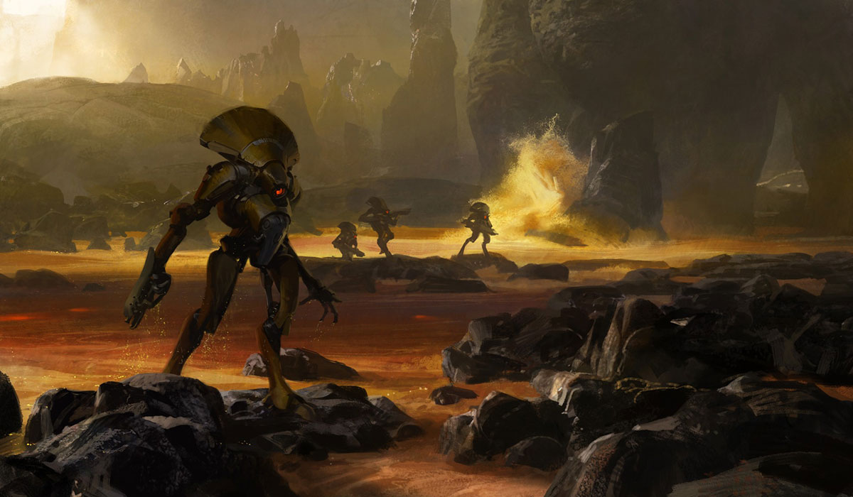 Vex Robot Art from Destiny