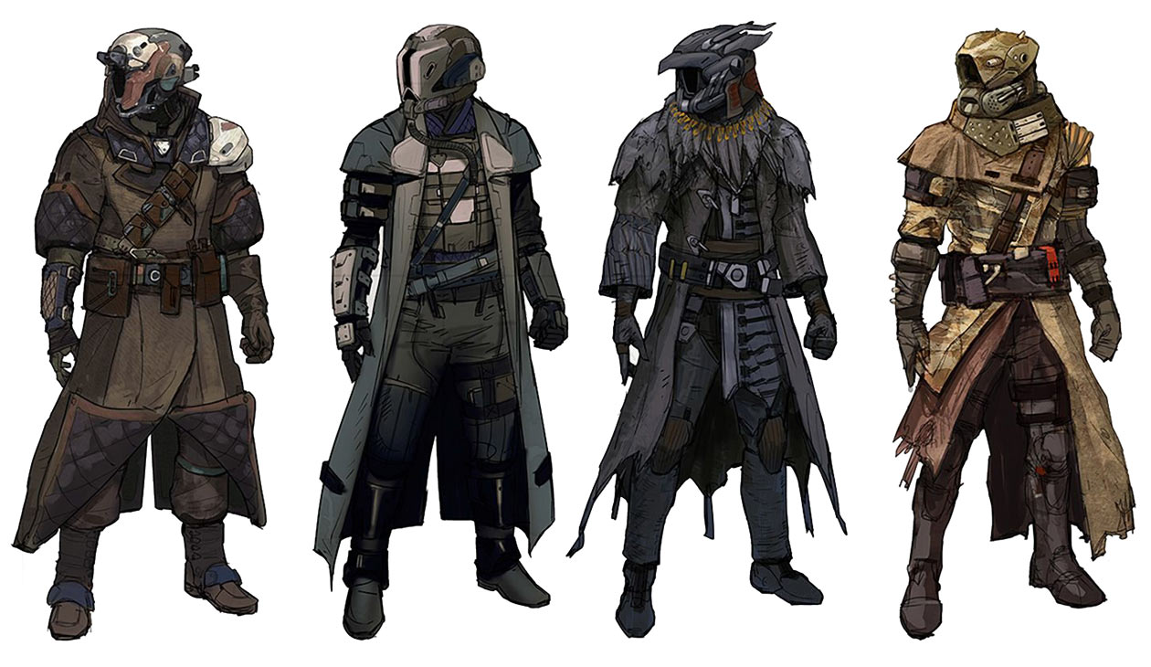 Warlock Armor Art from Destiny