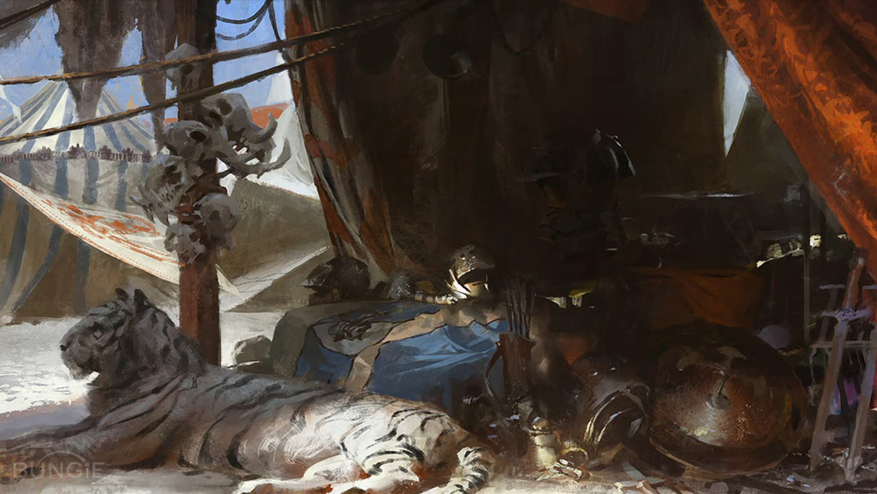 White Tiger Art from Destiny