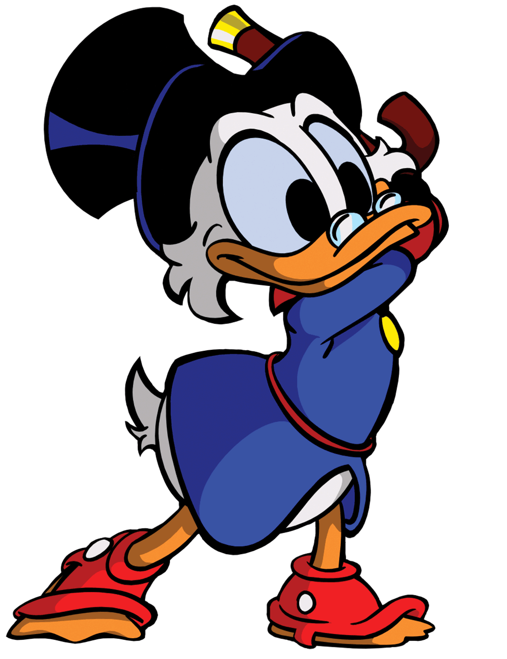 Scrooge Swinging Cane Art from DuckTales Remastered