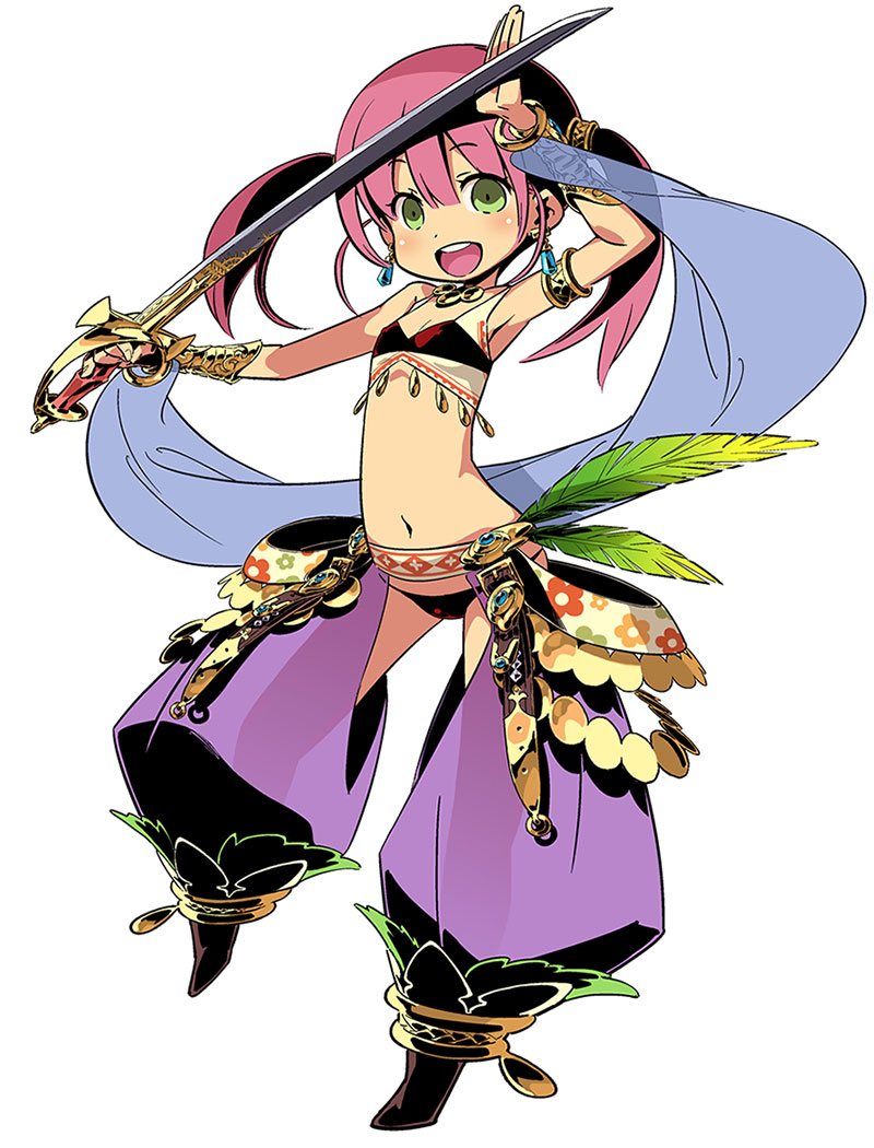 Dancer Female Art from Etrian Odyssey IV: Legends of the Titan