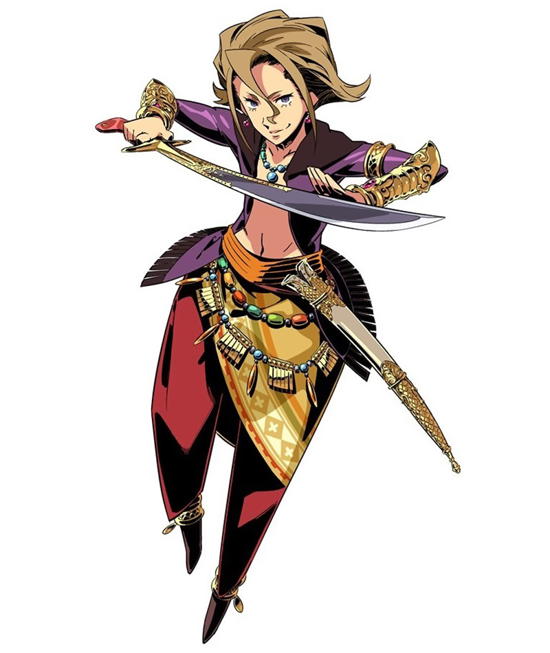 Dancer Male Art from Etrian Odyssey IV: Legends of the Titan