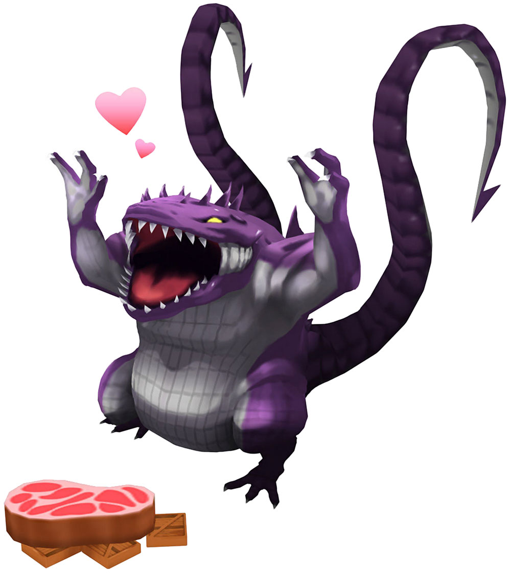 Dinogator Art from Etrian Odyssey IV: Legends of the Titan