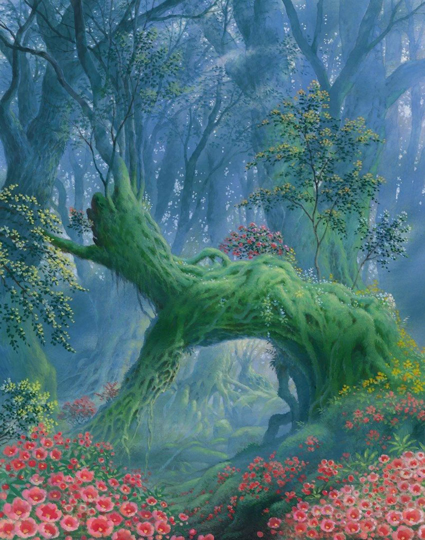 Forest Art from Etrian Odyssey IV: Legends of the Titan