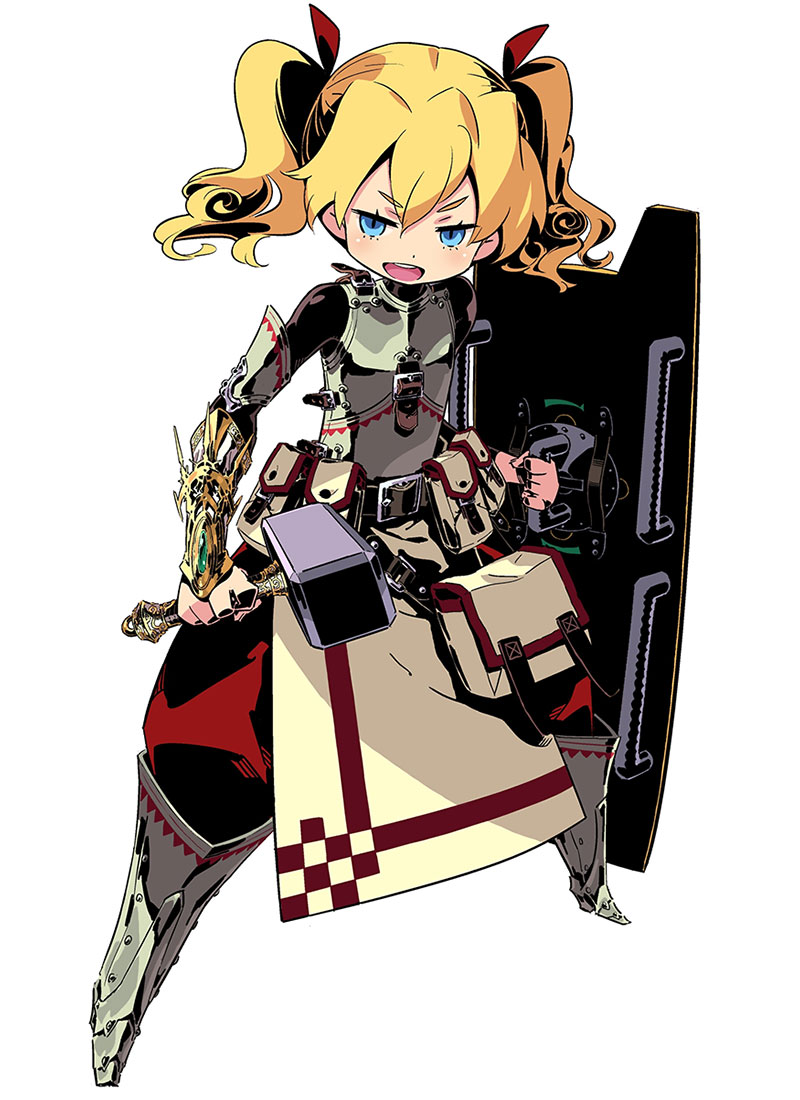 Fortress Female Art from Etrian Odyssey IV: Legends of the Titan