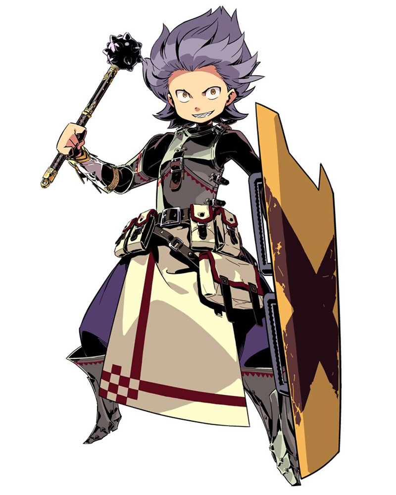 Fortress Male Art from Etrian Odyssey IV: Legends of the Titan