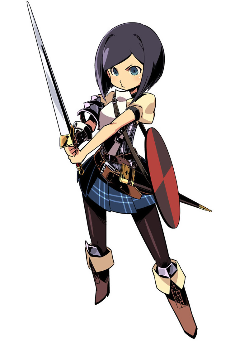 Landsknecht Female Art from Etrian Odyssey IV: Legends of the Titan