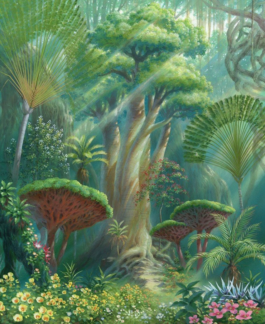 Old Forest Mine Art from Etrian Odyssey IV: Legends of the Titan