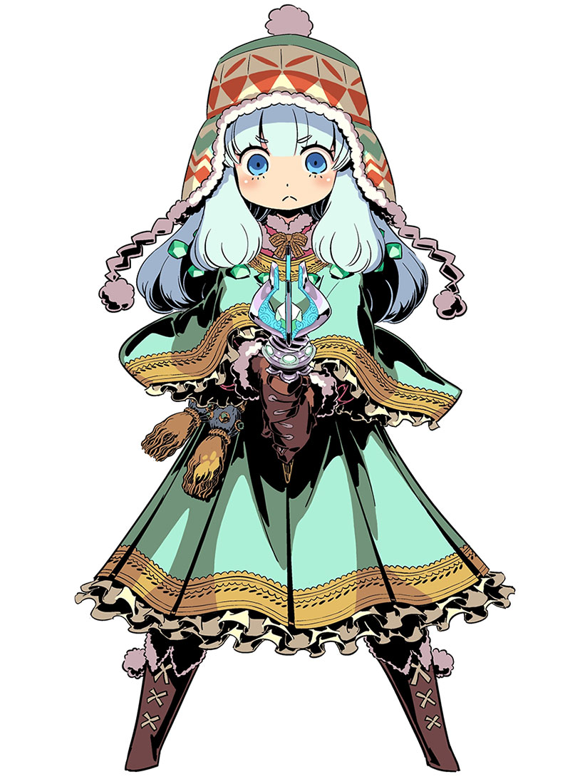 Runemaster Female Art from Etrian Odyssey IV: Legends of the Titan