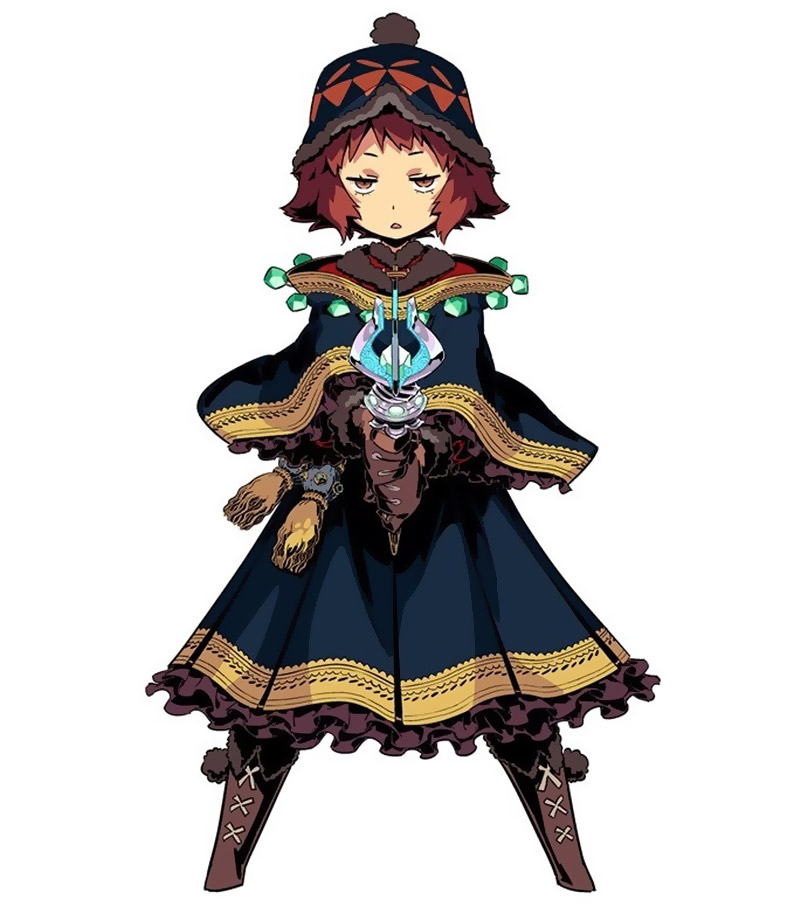 Runemaster Female Art from Etrian Odyssey IV: Legends of the Titan