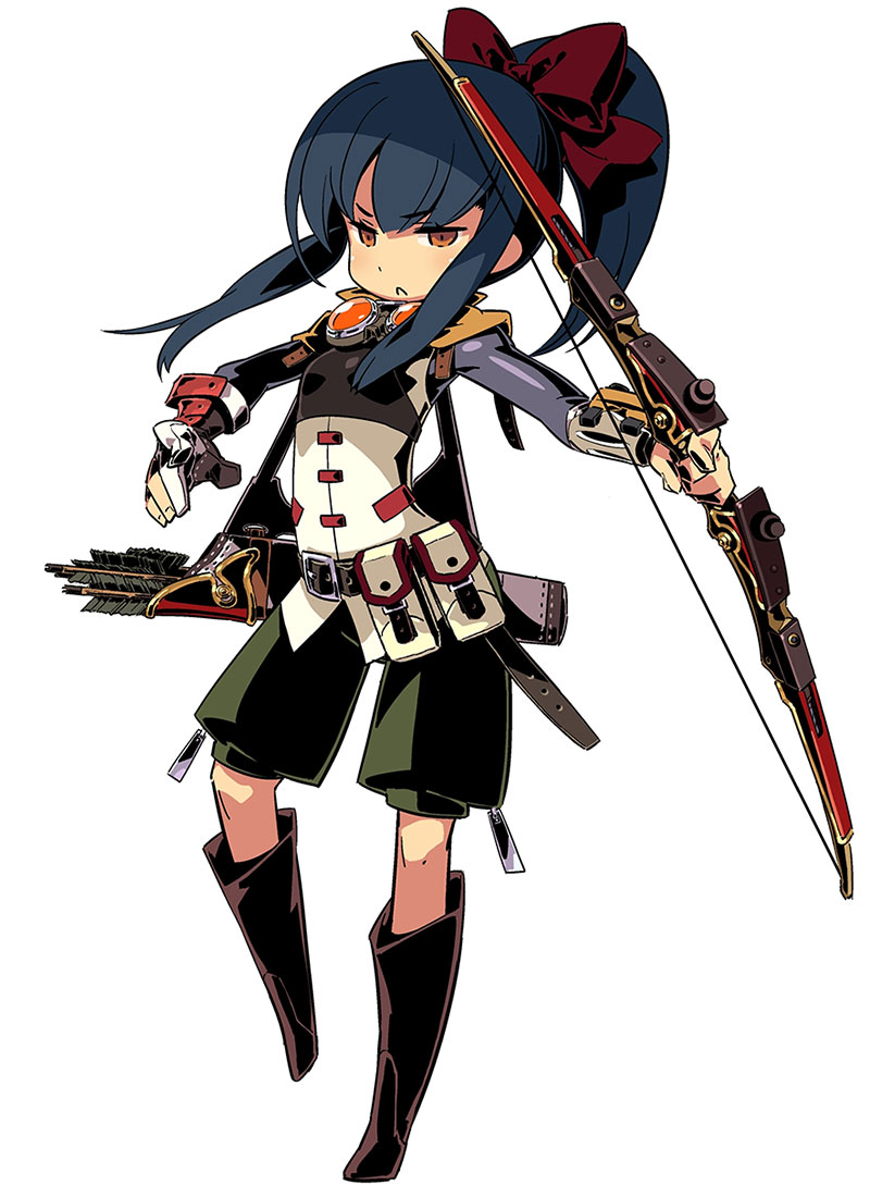 Sniper Female Art from Etrian Odyssey IV: Legends of the Titan