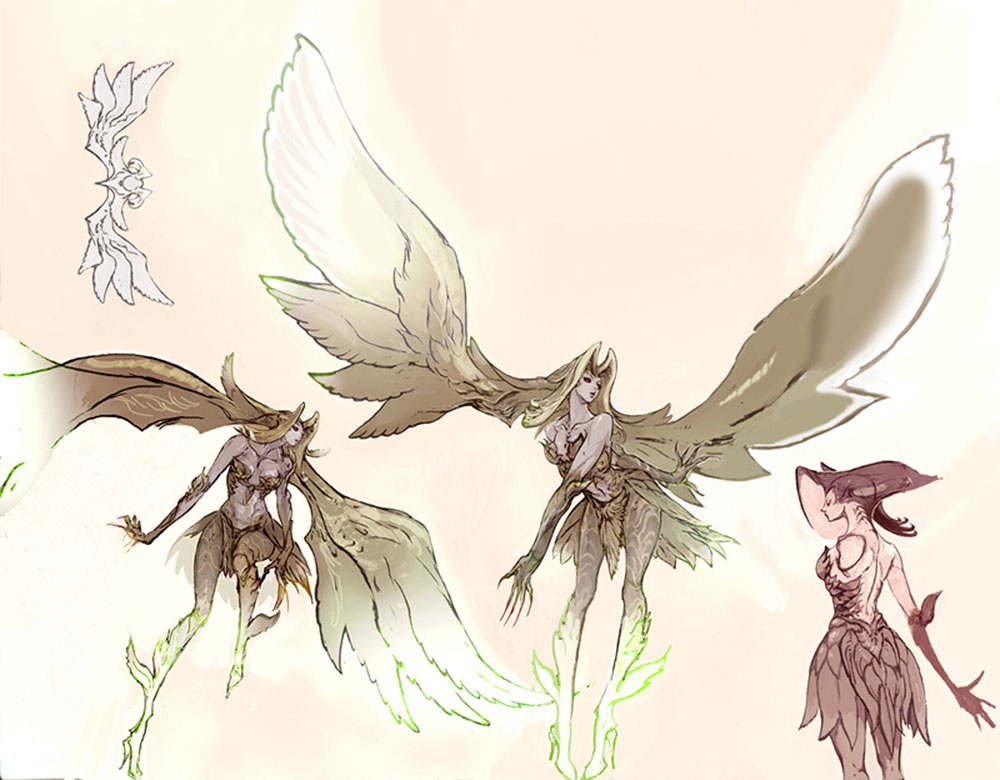 Siren Art from Final Fantasy XI: Seekers of Adoulin