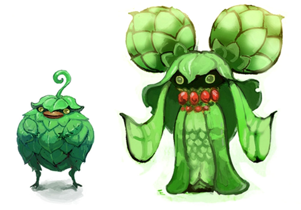 Leafkin and Rosulatia Art from Final Fantasy XI: Seekers of Adoulin