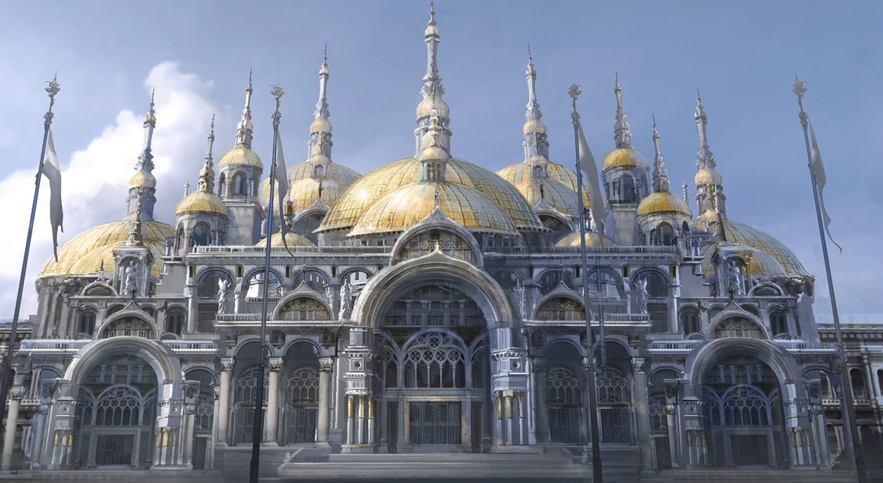 Altissia Cathedral Art from Final Fantasy XV