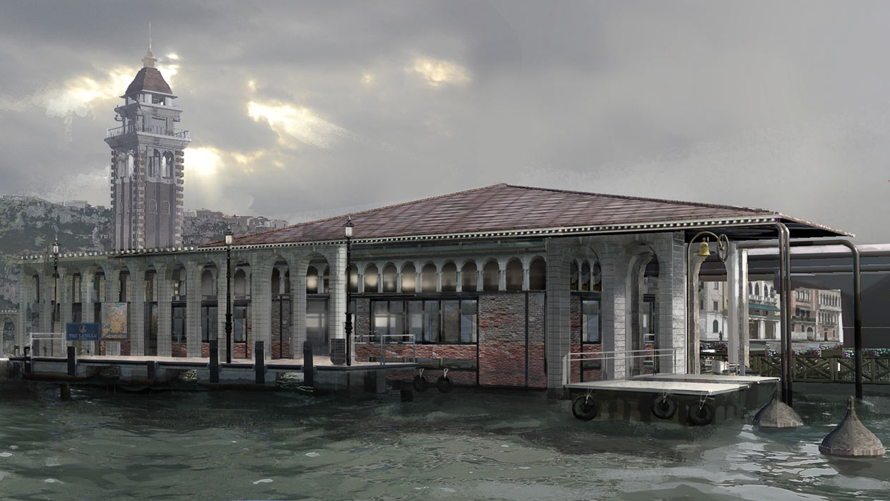 Altissia Dock Art from Final Fantasy XV