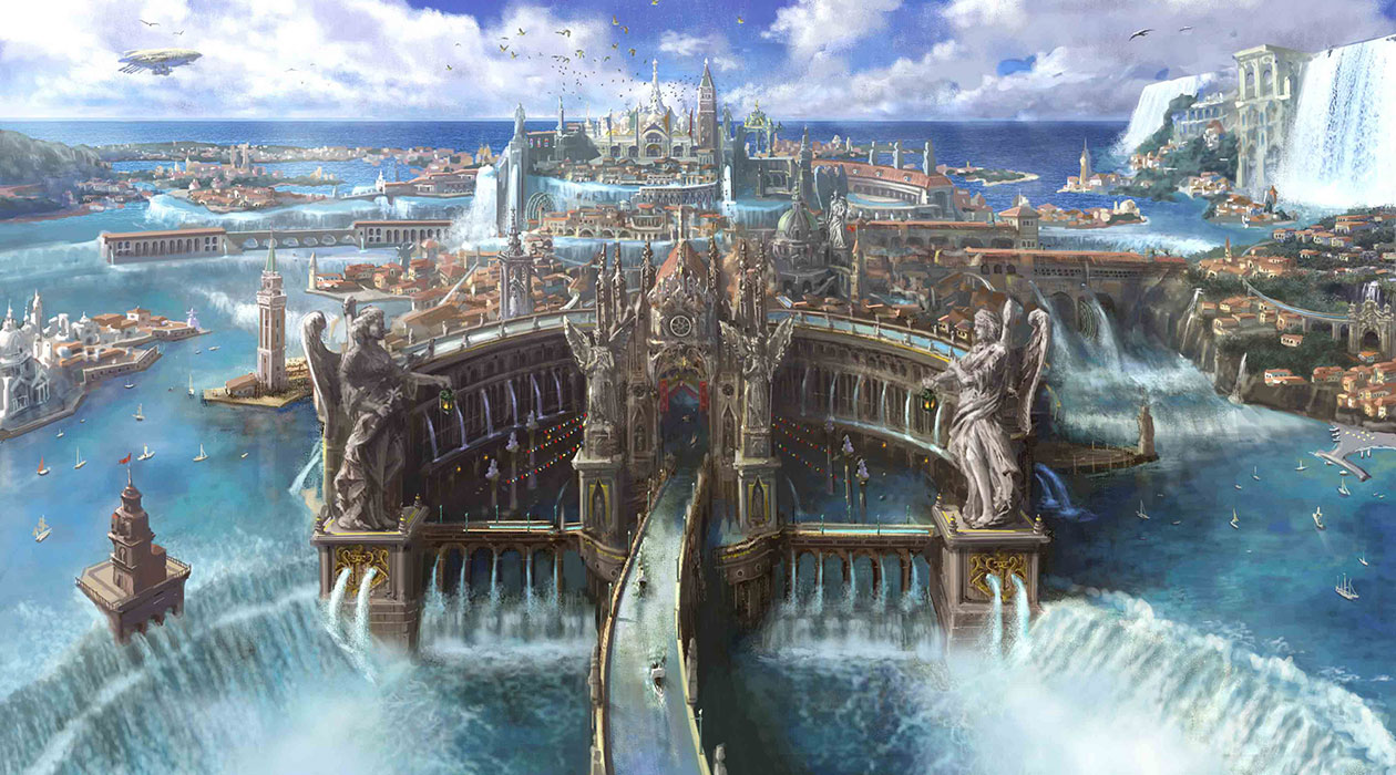 Altissia Art from Final Fantasy XV