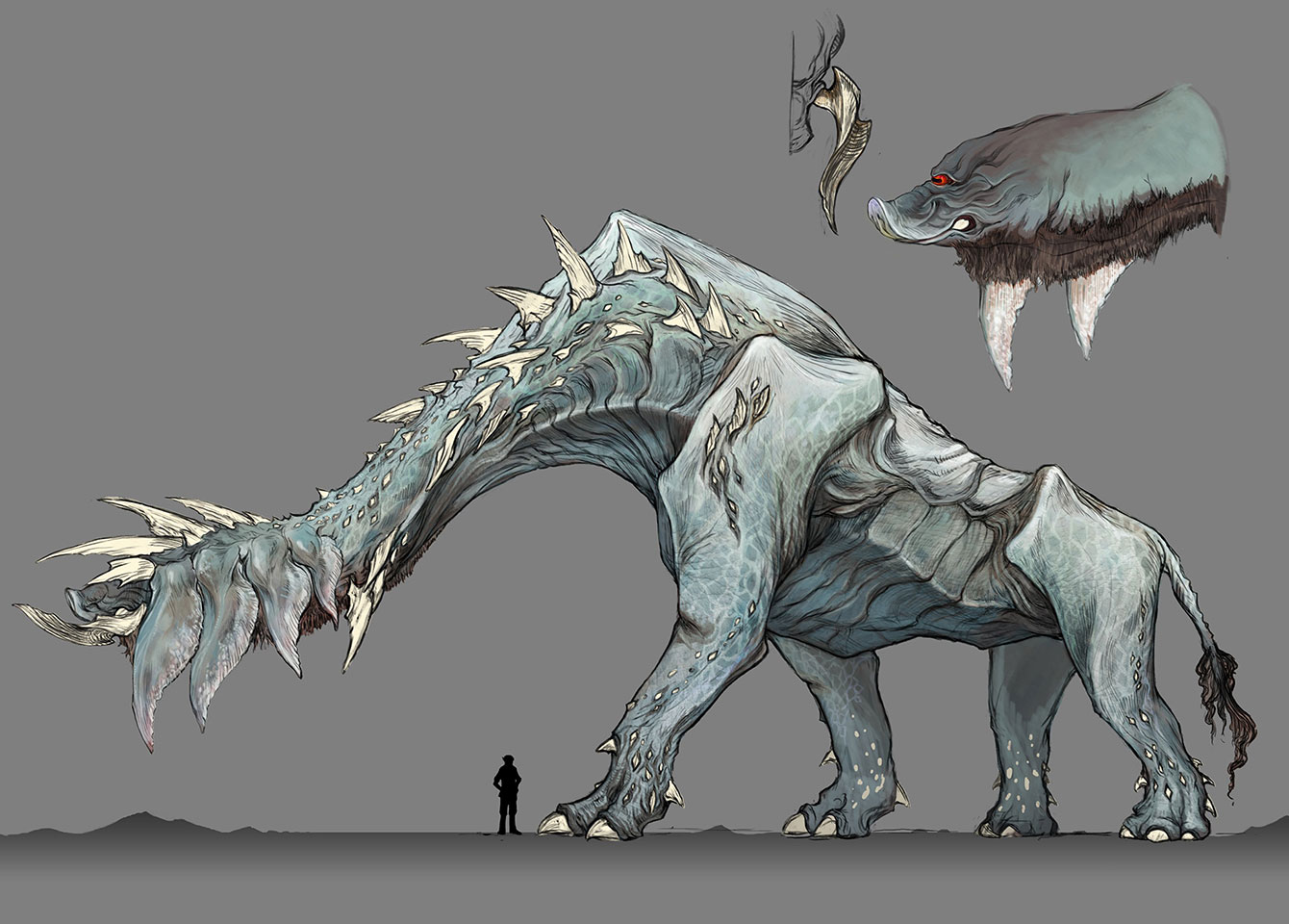 Catoblepas Art from Final Fantasy XV