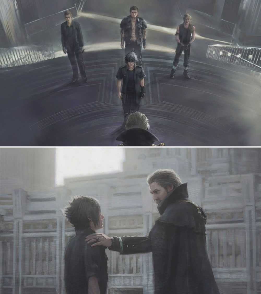 Counsel with Regis Art from Final Fantasy XV