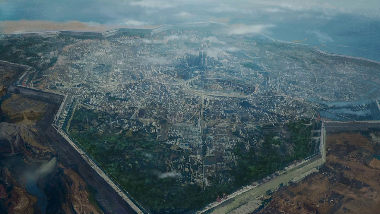 Insomnia Art from Final Fantasy XV