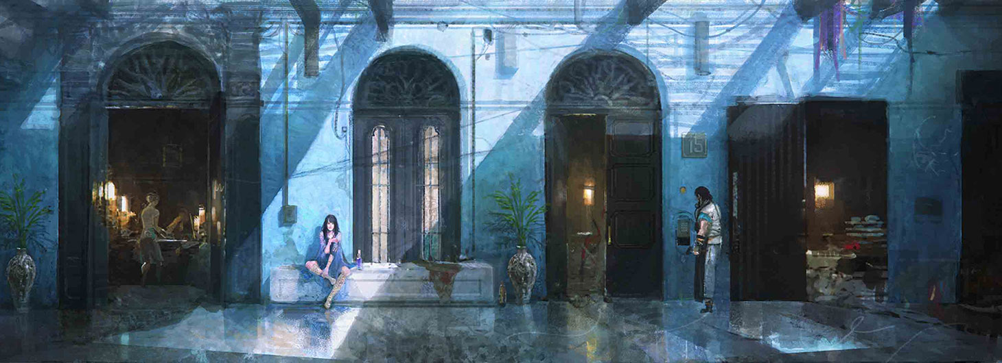 Interior Concept Art from Final Fantasy XV