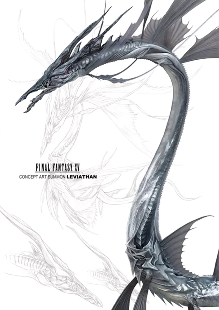 Leviathan Art from Final Fantasy XV