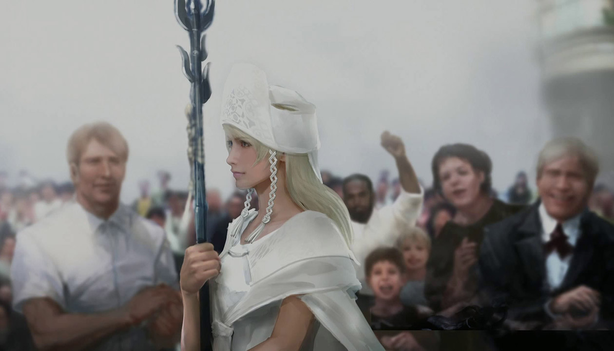 Oracle Lunafreya Art from Final Fantasy XV