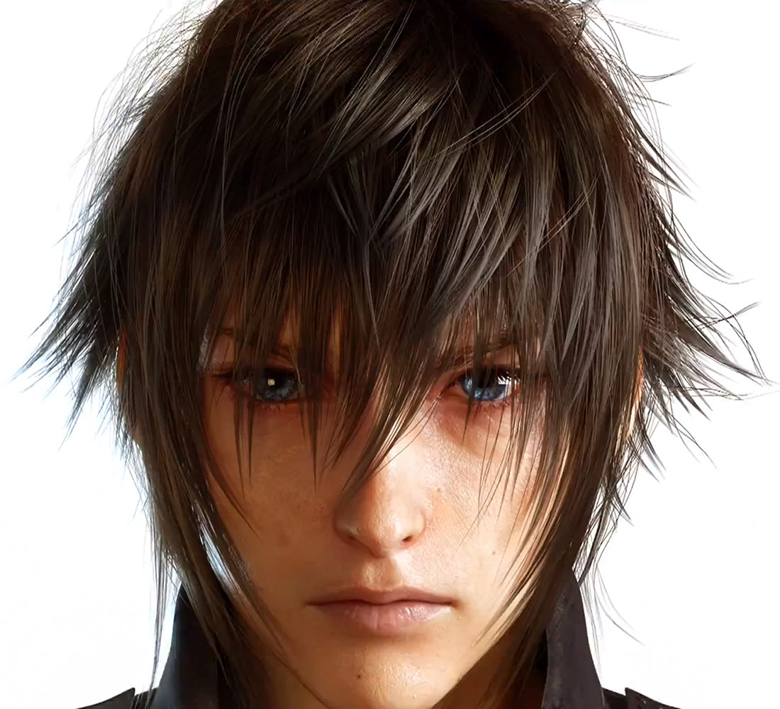 Noctis Lucis Caelum Face Art from Final Fantasy XV