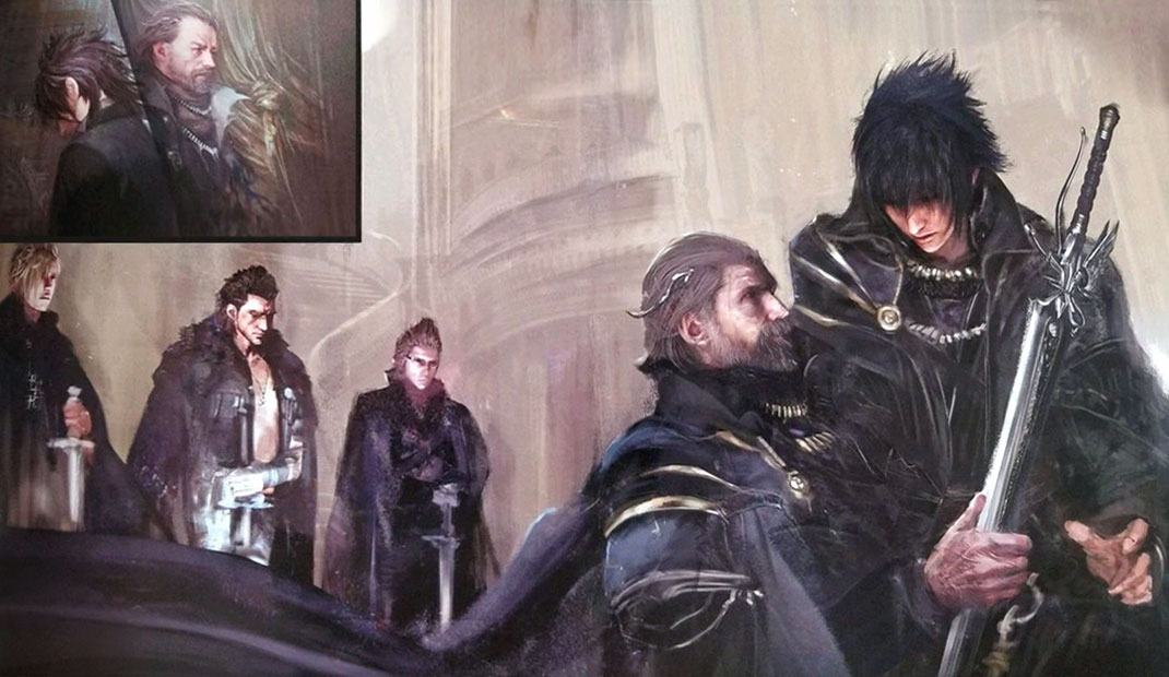 Noctis, Regis, & Retinue Art from Final Fantasy XV
