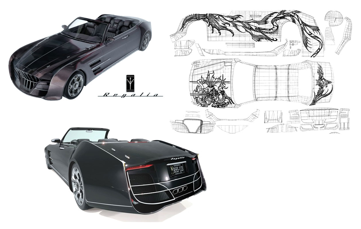Regalia Design Art from Final Fantasy XV