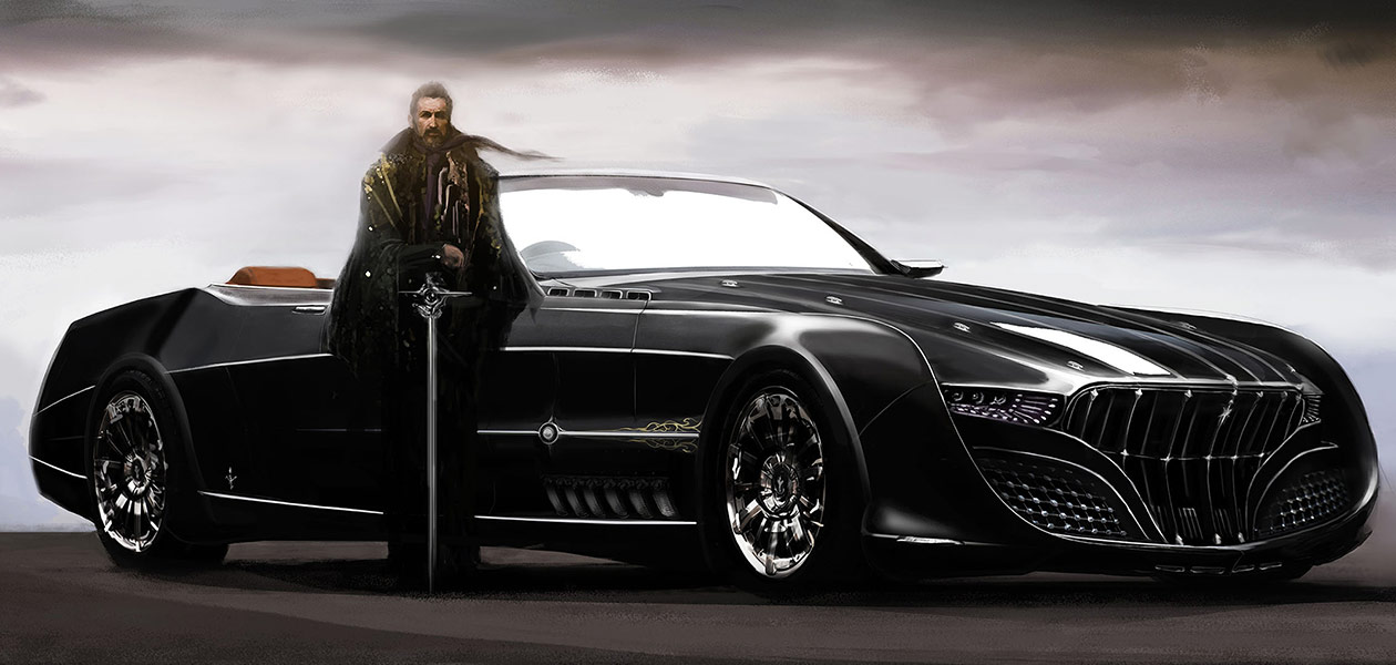 Regalia Art from Final Fantasy XV