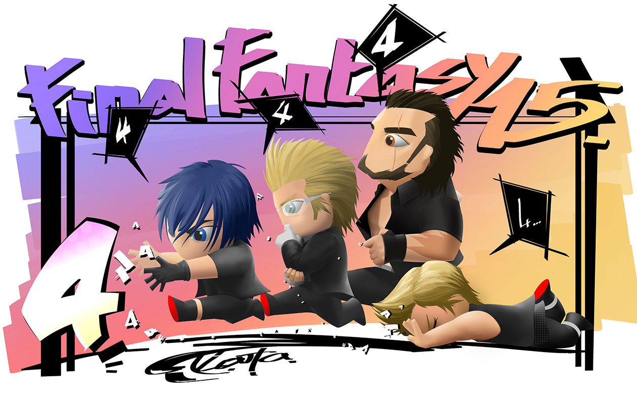 SD Heroes Art from Final Fantasy XV