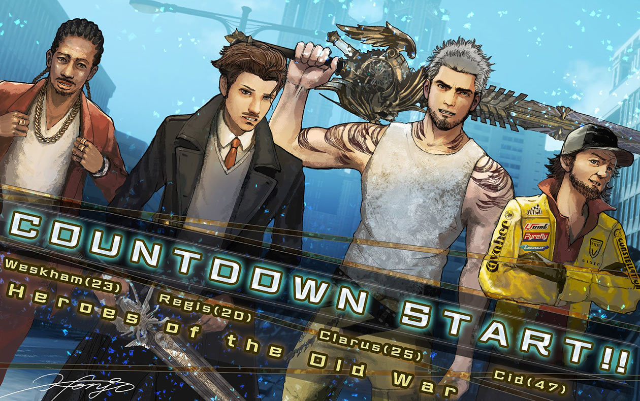 War Heroes Art from Final Fantasy XV