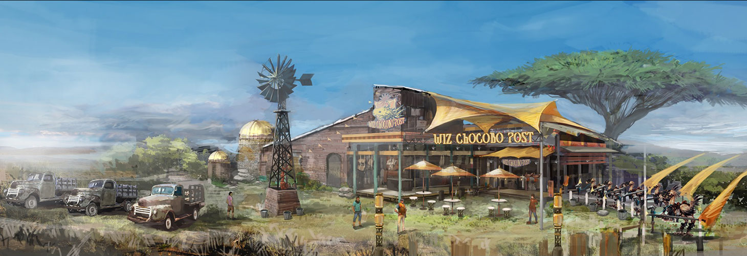 Wiz Chocobo Post Art from Final Fantasy XV
