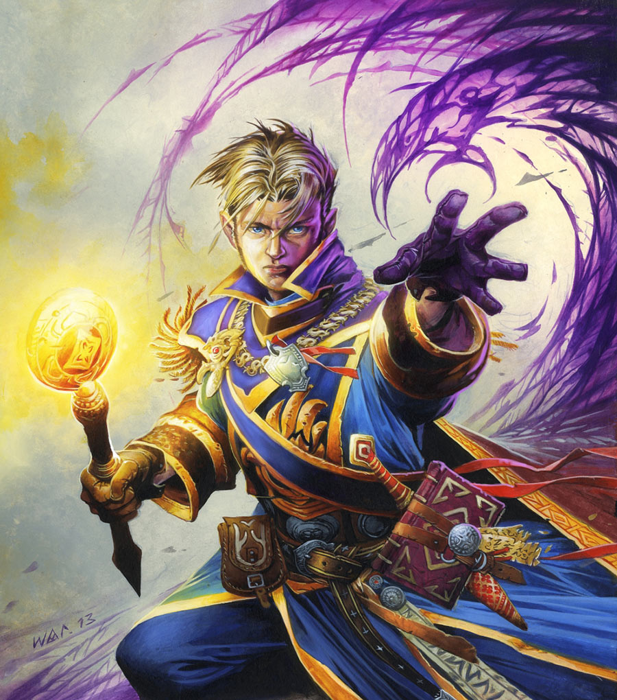 Anduin Wrynn Art from Hearthstone: Heroes of Warcraft