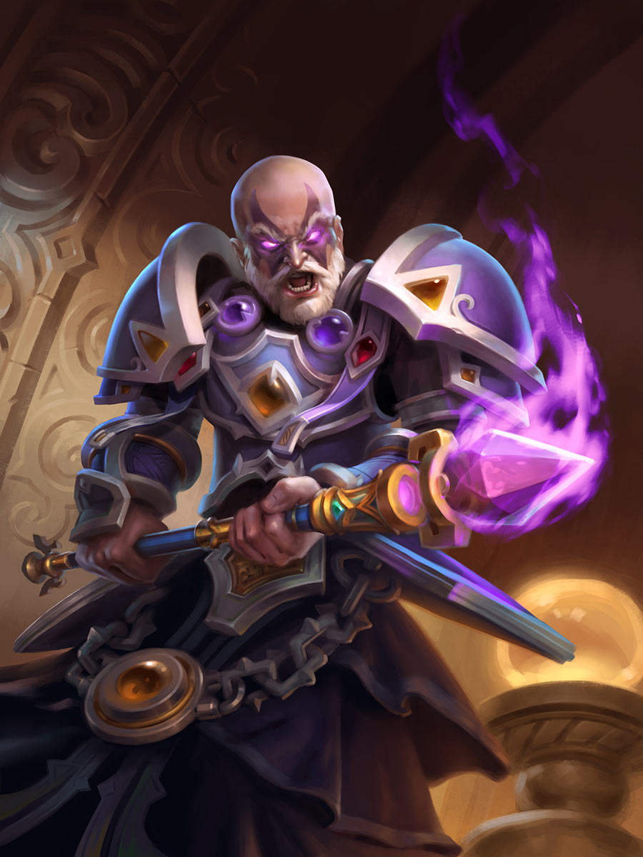 Archbishop Benedictus Art from Hearthstone: Heroes of Warcraft