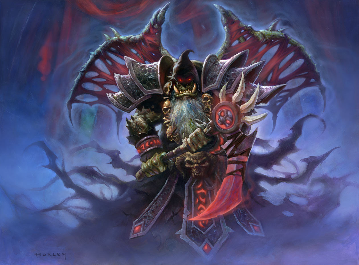 Bloodreaver Gul Dan Art from Hearthstone: Heroes of Warcraft