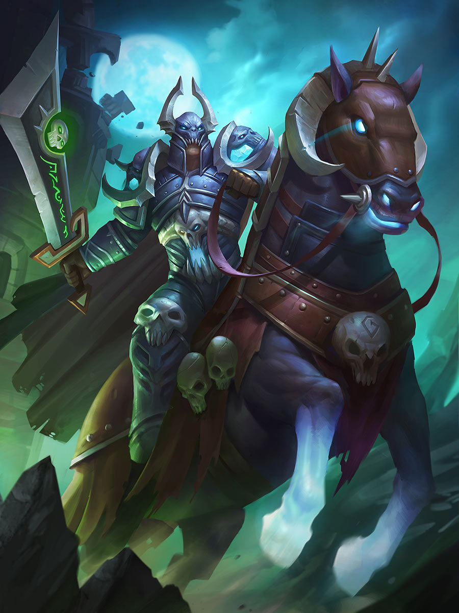Darion Mograine Art from Hearthstone: Heroes of Warcraft