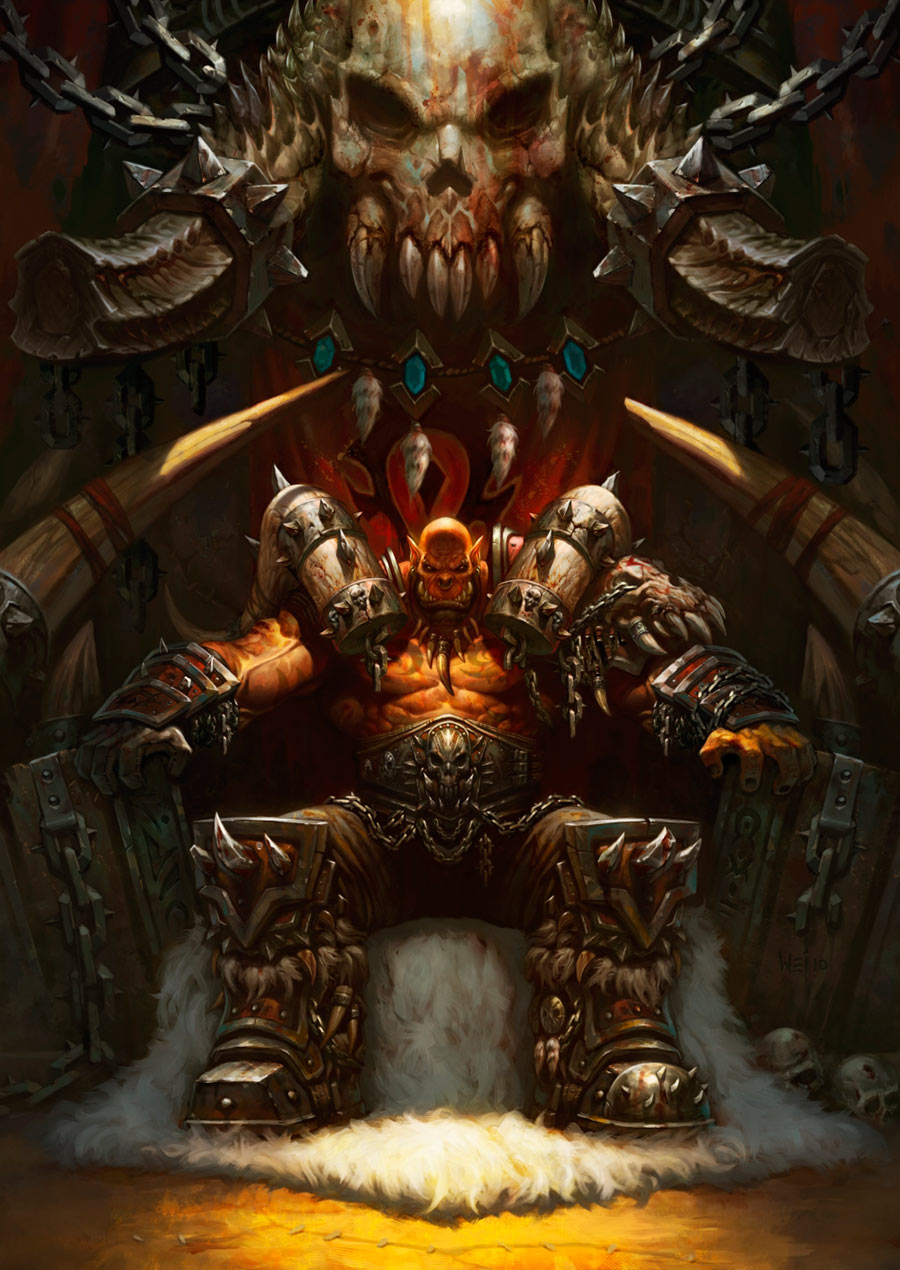Garrosh Hellscream Art from Hearthstone: Heroes of Warcraft