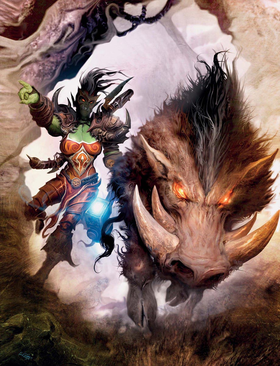 Razorfen Hunter Art from Hearthstone: Heroes of Warcraft